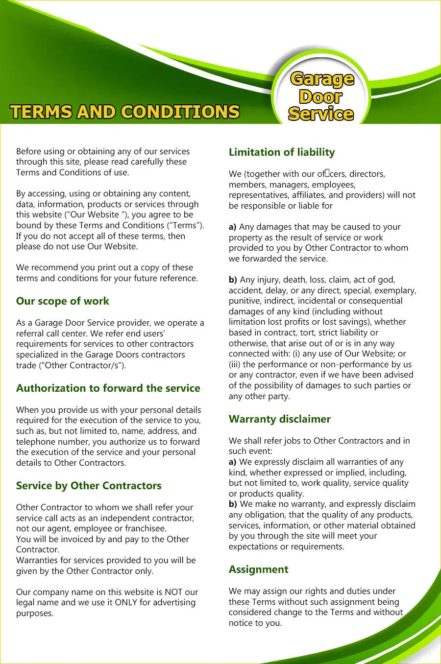 Master Garage Door Service Brooklyn, NY 347-429-7691